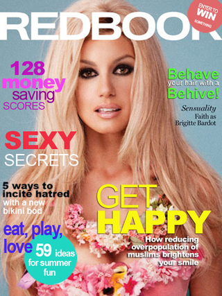 Illustration for article titled Faith Hill's New Redbook Cover: Photoshopped Again!